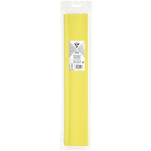 roll crepe paper in straw yellow - 95114C Clairefontaine