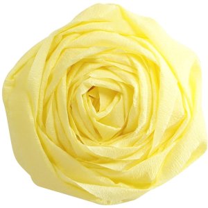 roll crepe paper in straw yellow - 95114C Clairefontaine