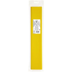 roll crepe paper in lemon yellow - 95115C Clairefontaine