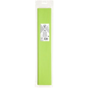 roll crepe paper in apple green - 95119C Clairefontaine