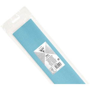 roll crepe paper in turquoise - 95125C Clairefontaine