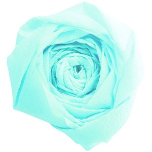 roll crepe paper in turquoise - 95125C Clairefontaine