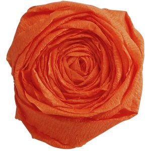 roll crepe paper in orange - 95158C Clairefontaine