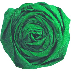 roll crepe paper in fir-tree green - 95174C Clairefontaine