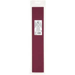 roll crepe paper in bordeaux - 95182C Clairefontaine