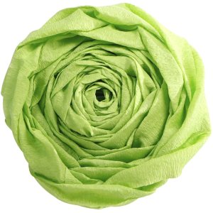 10 sheets crepe paper apple green 200x50 cm