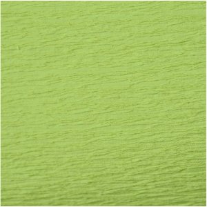 10 sheets crepe paper apple green 200x50 cm