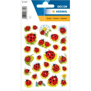 Decorative labels "Ladybug" - DECOR