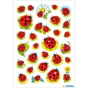 Decorative labels "Ladybug" - DECOR