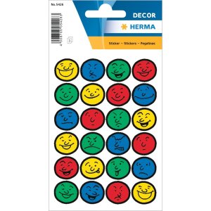 HERMA decorative labels "Smileys" - DECOR