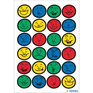 HERMA decorative labels "Smileys" - DECOR