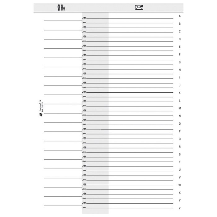 Exacompta Exatime 11 Notes - Notebook insert for diaries