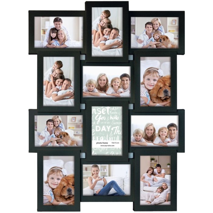 Maggiore Gallery Picture Frames 12 photos 10x15 cm black