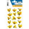 Neon stickers FUNNY BEE - 1 sheet