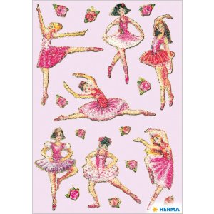 HERMA decorative labels "Ballerina" - beaded