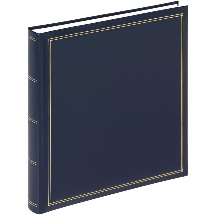 Walther photo album Monza 33x34 cm blue 60 white sides