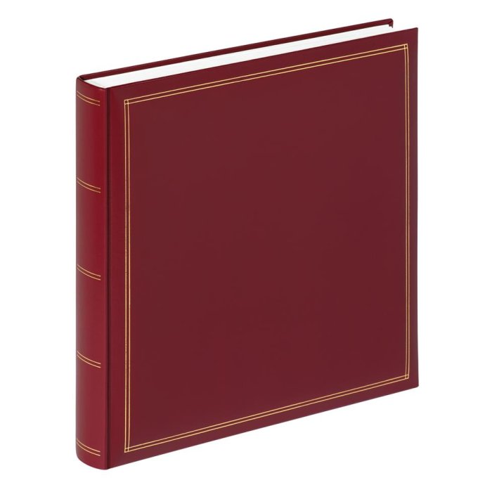 Walther Photo album Monza 33x34 cm wine-red 60 white sides