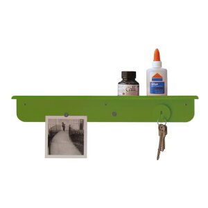 lime-colored SHELF LIFE magnetic wall board