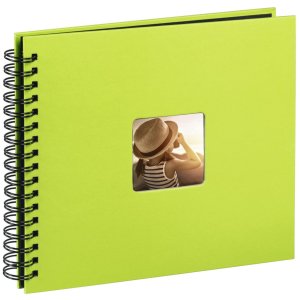 Fine Art Spiral Bound Album, 36 x 32 cm, 50 black pages, kiwi