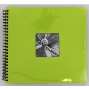 Fine Art Spiral Bound Album, 36 x 32 cm, 50 black pages, kiwi