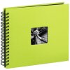 Fine Art Spiral Bound Album, 36 x 32 cm, 50 black pages, kiwi