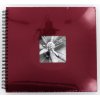 Fine Art Spiralbound Album, 36 x 32 cm, 50 black pages, burgundy