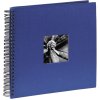 Fine Art Spiralbound Album, 36 x 32 cm, 50 black pages, blue