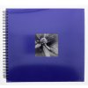 Fine Art Spiralbound Album, 36 x 32 cm, 50 black pages, blue