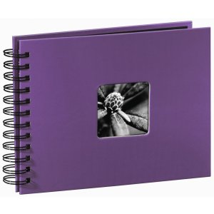 spiral album Fine Art purple 24x17 cm