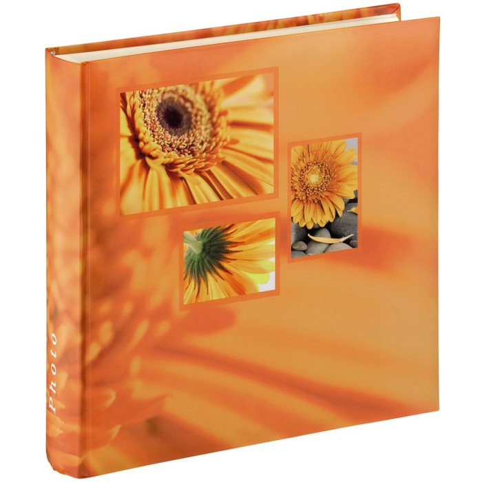 Hama jumo photo album SINGO 30x30 cm orange 100 white sides