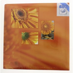 Hama jumo photo album SINGO 30x30 cm orange 100 white sides