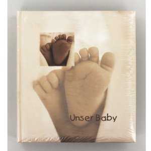 Baby Feel Bookbound Album, 29x32 cm, 60 white pages, text on two pages