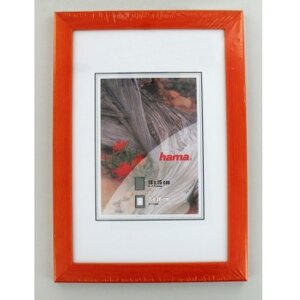 Hama wooden frame Riga 10x15 cm orange