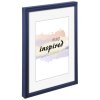 plastic frame Madrid 10x15 cm blue