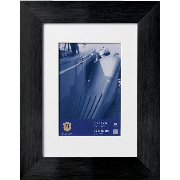 Picture frame LUZERN - aluminium 13x18 cm black