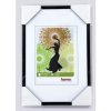 plastic frame Madrid 10x15 cm black