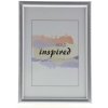 plastic frame Madrid 10x15 cm silver