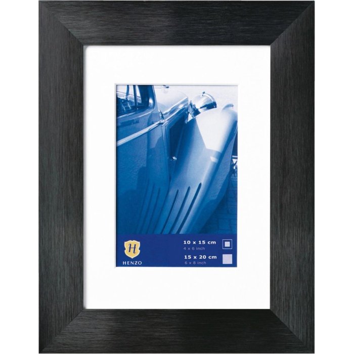 Picture frame LUZERN aluminium 6"x8" black