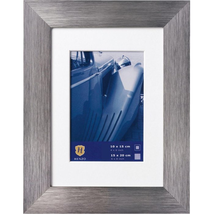 Picture frame LUZERN aluminium 6"x8" steel