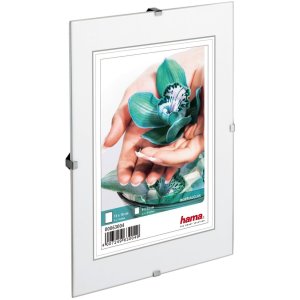 Clip-Fix Frameless Picture Holder, normal glass, 13 x 18 cm