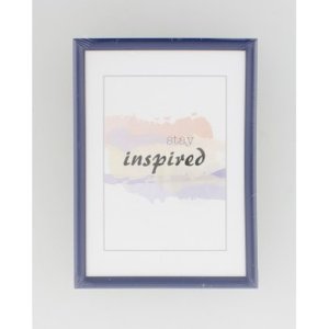 plastic frame Madrid 13x18 cm blue