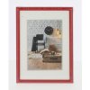 plastic frame Sevilla 13x18 cm red