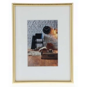 plastic frame Sevilla 18x24 cm gold