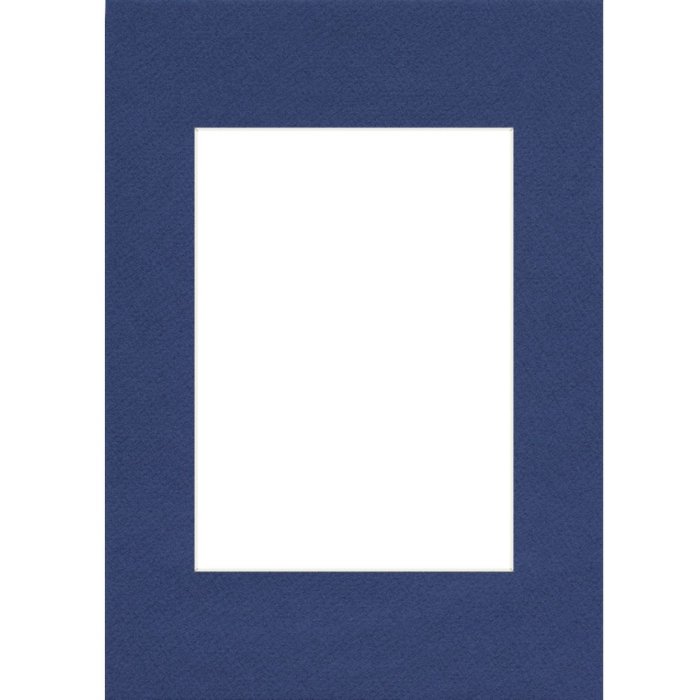 Passepartout 20x28 cm - 13x18 cm navy blue