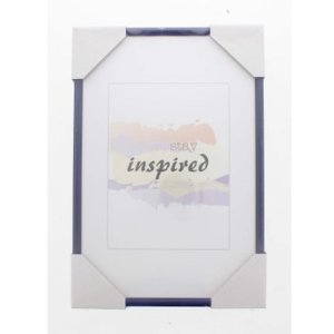 plastic frame Madrid 20x30 cm blue