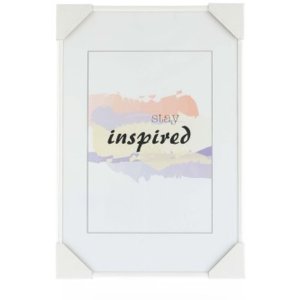 plastic frame Madrid 30x45 cm white