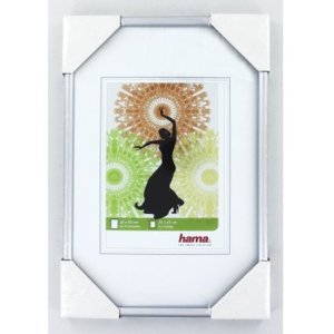 plastic frame Madrid 40x60 cm silver