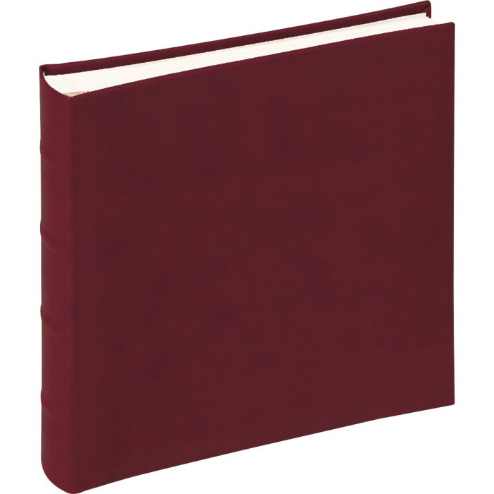 Walther photo album Classic wine-red 26x25 cm 60 white sides