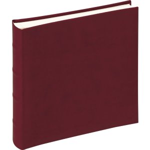 Walther photo album Classic wine-red 26x25 cm 60 white sides