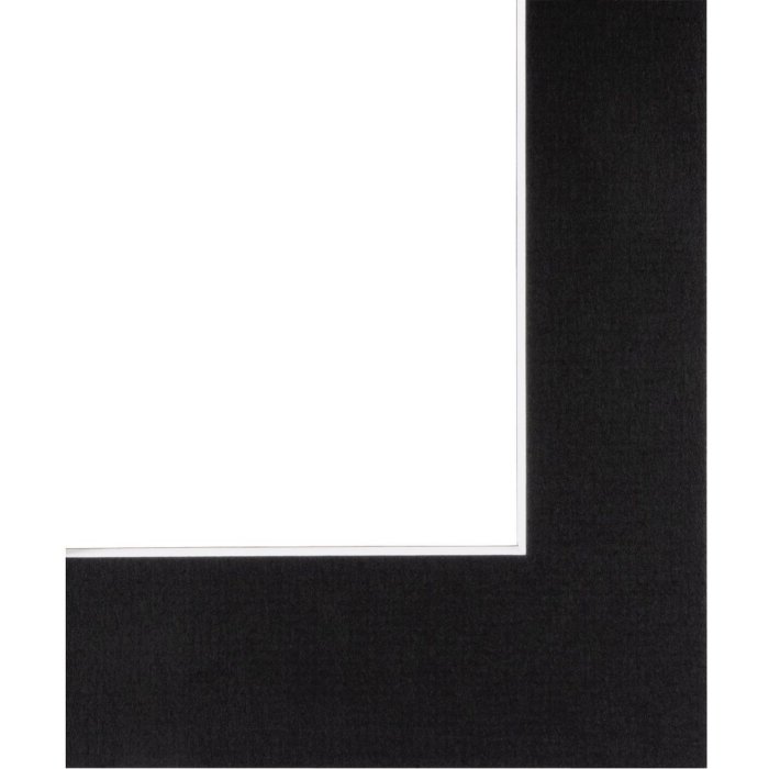 Premium Passe-Partout, black, 40x50 cm, for an image section of 30x40 cm